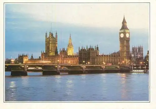 England London Bridge, Houses of Parliament and Big Ben