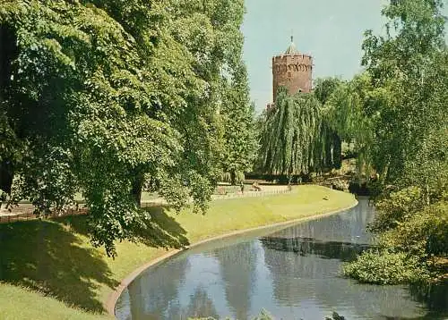Netherlands Nijmegen Kronenburgerpark met Kruittoren