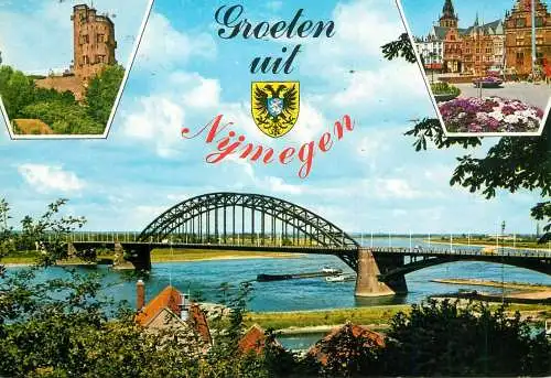 Netherlands Groeten uit Nijmegen multi view souvenir