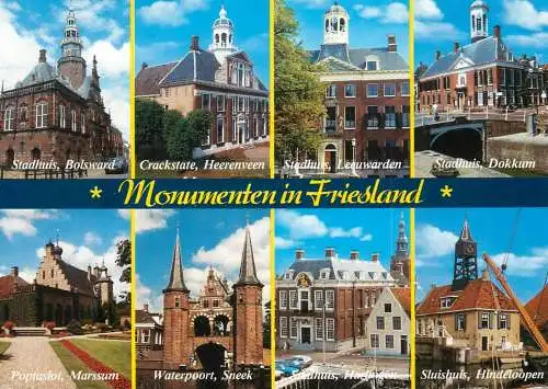 Netherlands Monumenten in Friesland several views