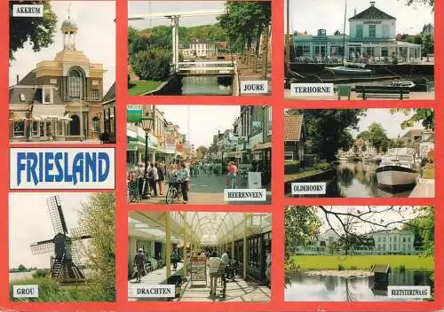 Netherlands Friesland several sites and sights