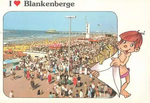 Belgium Blankenberge funny humour souvenir