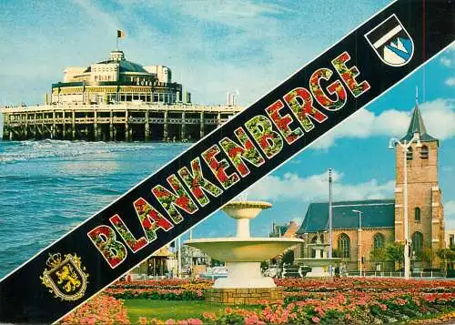 Belgium Blankenberge multi view souvenir