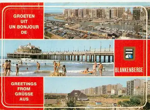 Belgium Groeten uit Blankenberge multi view