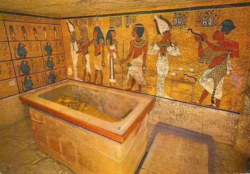 Egypt Luxor King's Valley Sarcophagus of Tut Ankh Amon