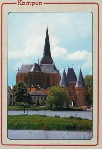 Netherlands Kampen Bovenkerk met Koornmarktspoort