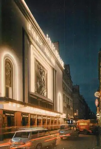 France Paris Les Folies Bergere vue de nuit