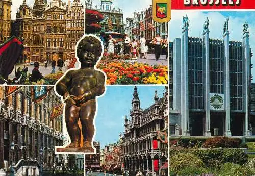 Belgium Groeten uit Brussels different views