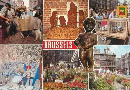 Belgium Groeten uit Brussels multi view