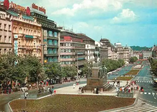 Czech Republic Prague Wenceslas Square