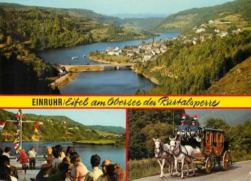 Germany Grusse aus Einruhr/Eifel am Obersee der Rurtalsperre multi view