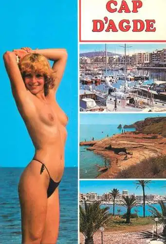 Cap d'Agde naturisme multi vues 1983