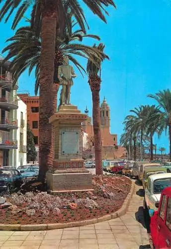Spain Costa Dorada Sitges Monumento a El Greco