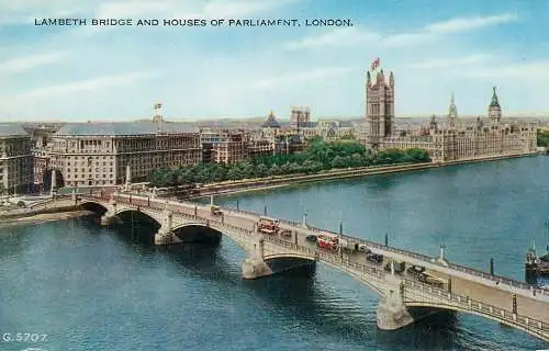 England London Houses of Parliament & Lambeth Bridge