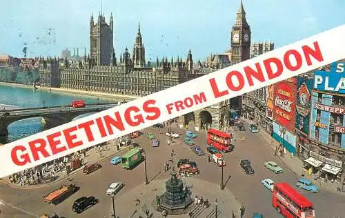 England Greetings from London souvenir multi view