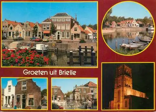 Netherlands Groeten uit Brielle different views