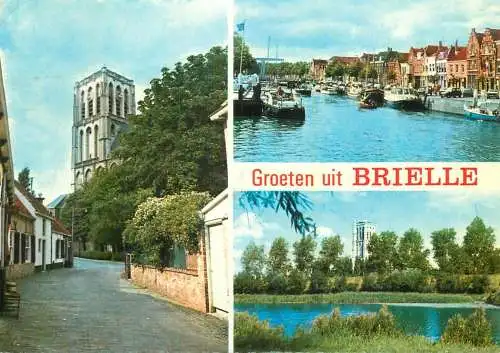 Netherlands Groeten uit Brielle multi view