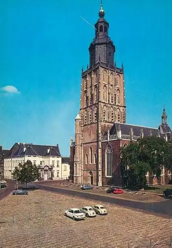 Netherlands Zutphen St Walburgskerk & Stadhuis