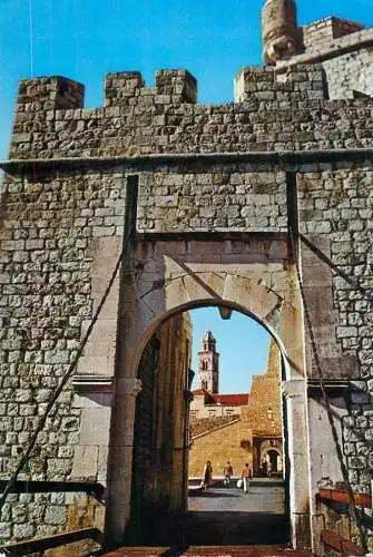 Croatia Dubrovnik das Stadttor Polce