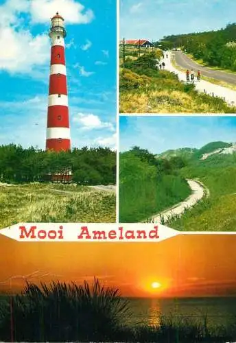 Netherlands Mooi Ameland lighthouse and multi views