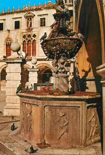 Croatia Dubrovnik fountain detail aspect