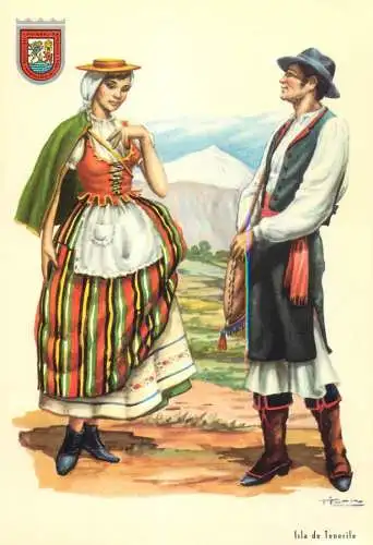 Spain Tenerife folk costumes
