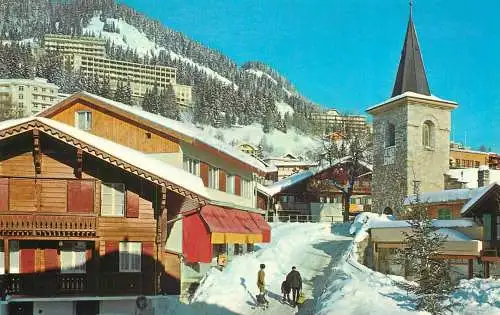 Austria mountain winter resort