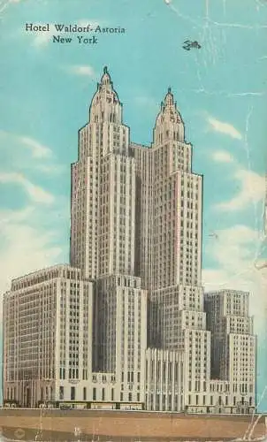 United States New York Hotel Waldorf Astoria