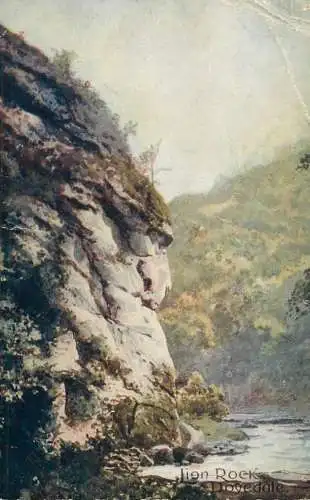 United Kingdom England Dovedale lion rock