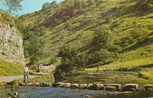 United Kingdom England Dovedale stepping stones