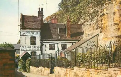United Kingdom England Nottingham Ye Olde trip to Jerusalem