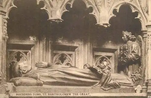 United Kingdom England London Founders Tomb St. Bartholomew the Great