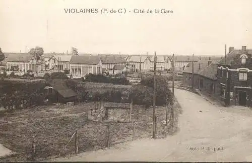 France [62] Pas de Calais VIOLAINES - Cite de la Gare