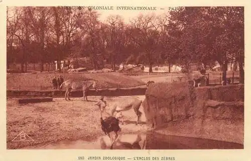 France Paris exposition coloniale zoologique