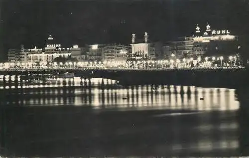 France Nice night view