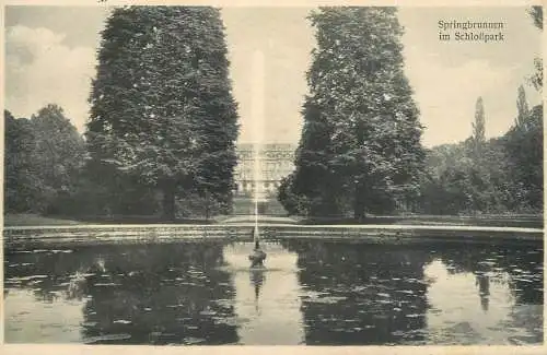Germany Springbrunnen Schlosspark