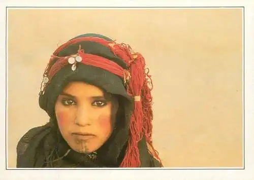 Morocco ethnic woman with typical costume