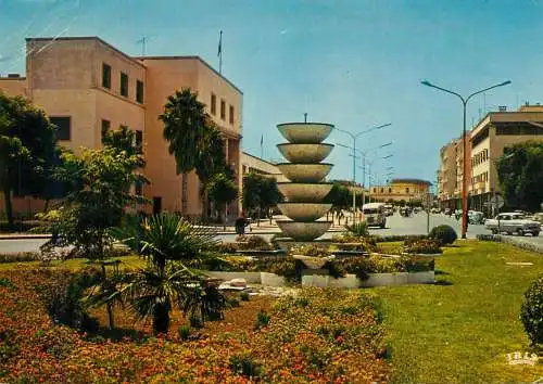 Morocco Oujda Avenue Mohammed V et la Poste
