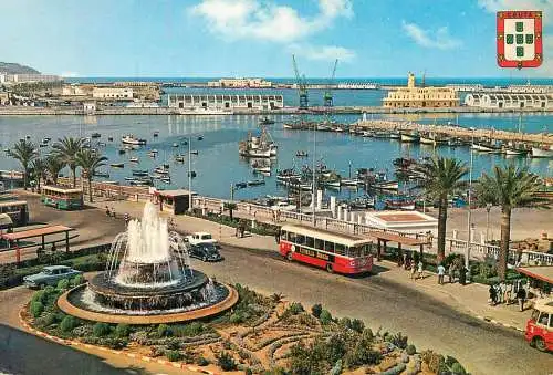 Spain Ceuta harbour partial view