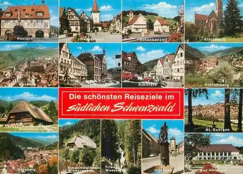 Germany Der schonsten Reiseziele sudliche Schwarzwald several views