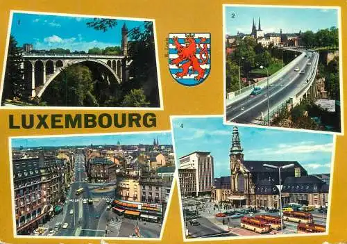Luxembourg several views souvenir