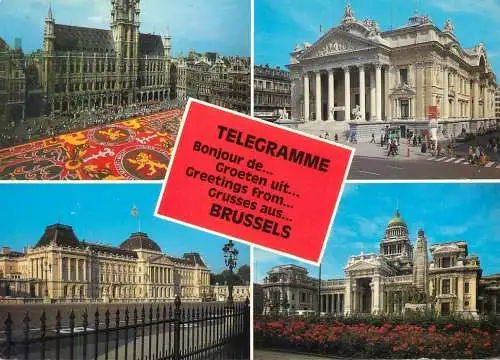 Belgium Groeten uit Bruxelles multi view