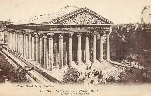France Paris eglise de la Madeleine