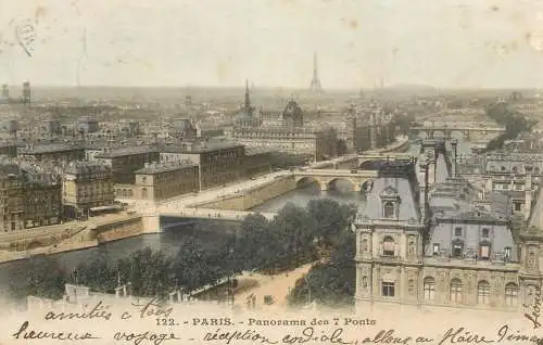 France Paris 7 bridges