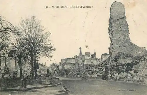 France Verdun Meuse place d'Armes