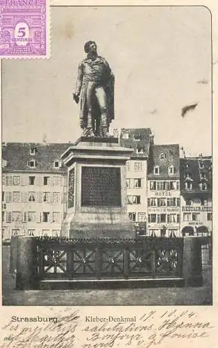 France Strassburg Kleber Denkmal