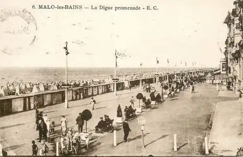 France Malo les Bains la digue