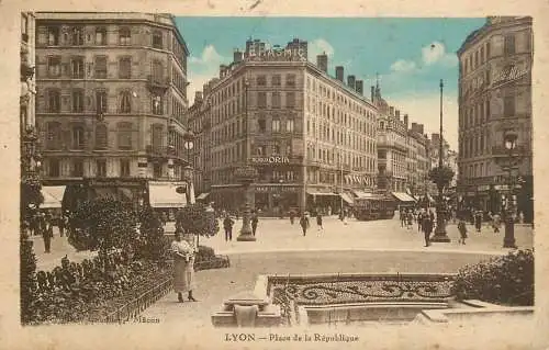 France Lyon place de la Republique