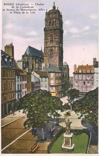 France Rodez clocher de la cathedrale