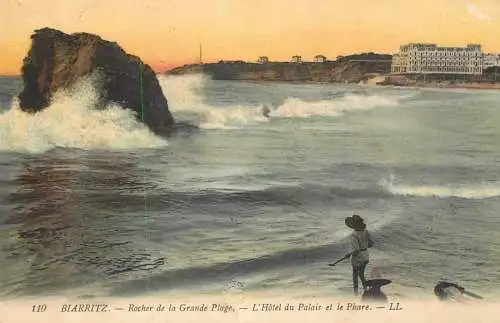 France Biarritz Rocher de la Grande Plage